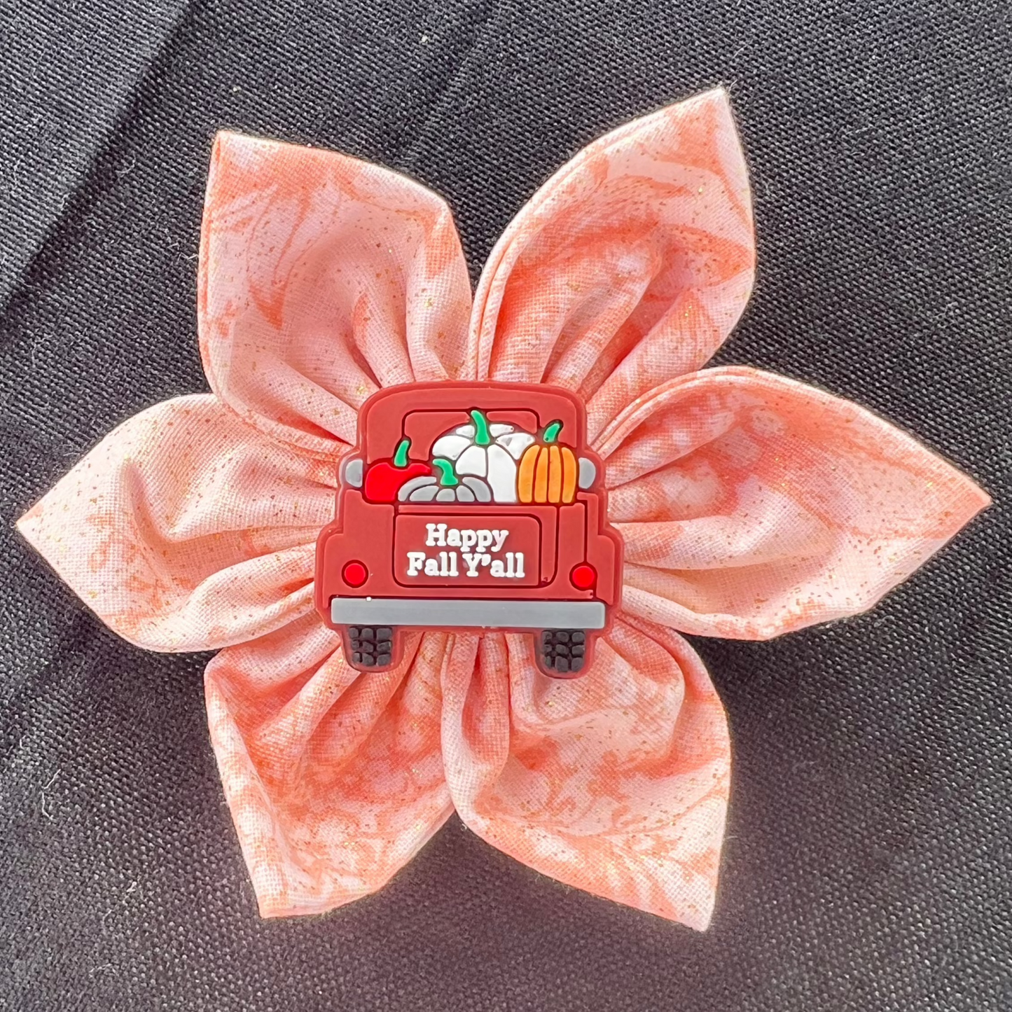 Happy Fall Y’all - Pink 4” Hair bow