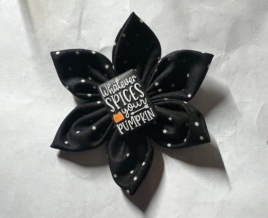 “Whatever Spices Your Pumpkin” 4” hair bow