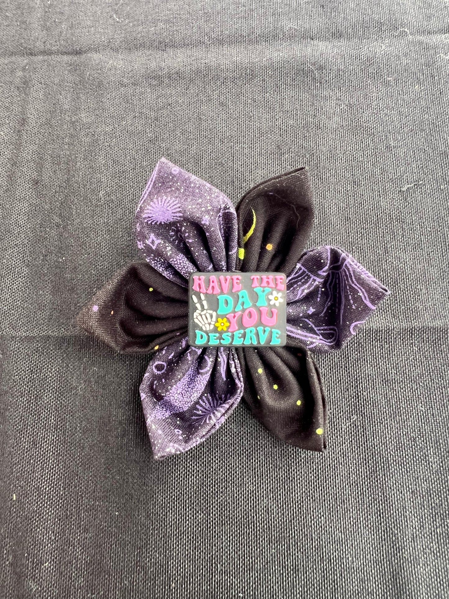 Have a Day 4" Floral Hair Bow