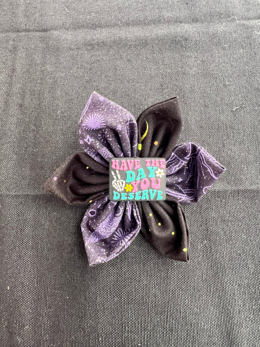 Have a Day 4" Floral Hair Bow